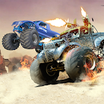 Cover Image of डाउनलोड Monster Truck Death Race 2019: Car Shooting Games 1.1 APK