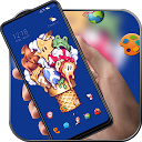 Cute theme Hand drawn ice cream illustrat 2.0.1 APK تنزيل