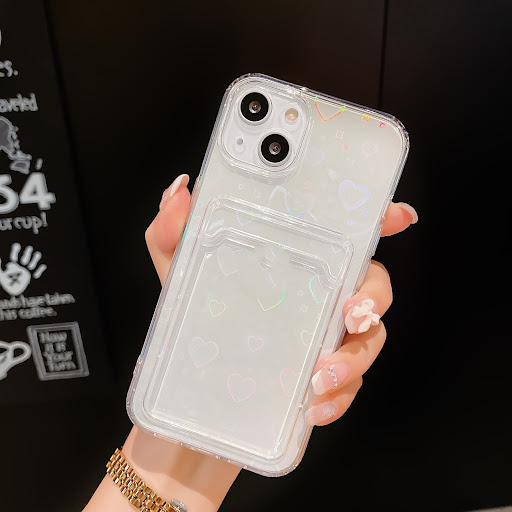 Title 3, Colorful 3D Love Card Transparent Phone Case. P...
