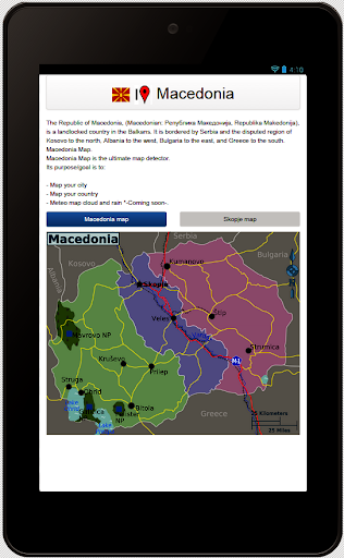 Macedonia map