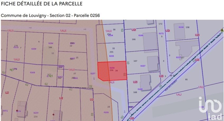 Vente terrain  476 m² à Louvigny (57420), 99 500 €