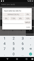 Discount Sales Tax Calculator Screenshot