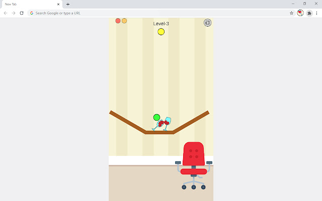 Shatter Glass Clicker Game chrome extension