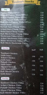 Dilli Nukkad menu 3