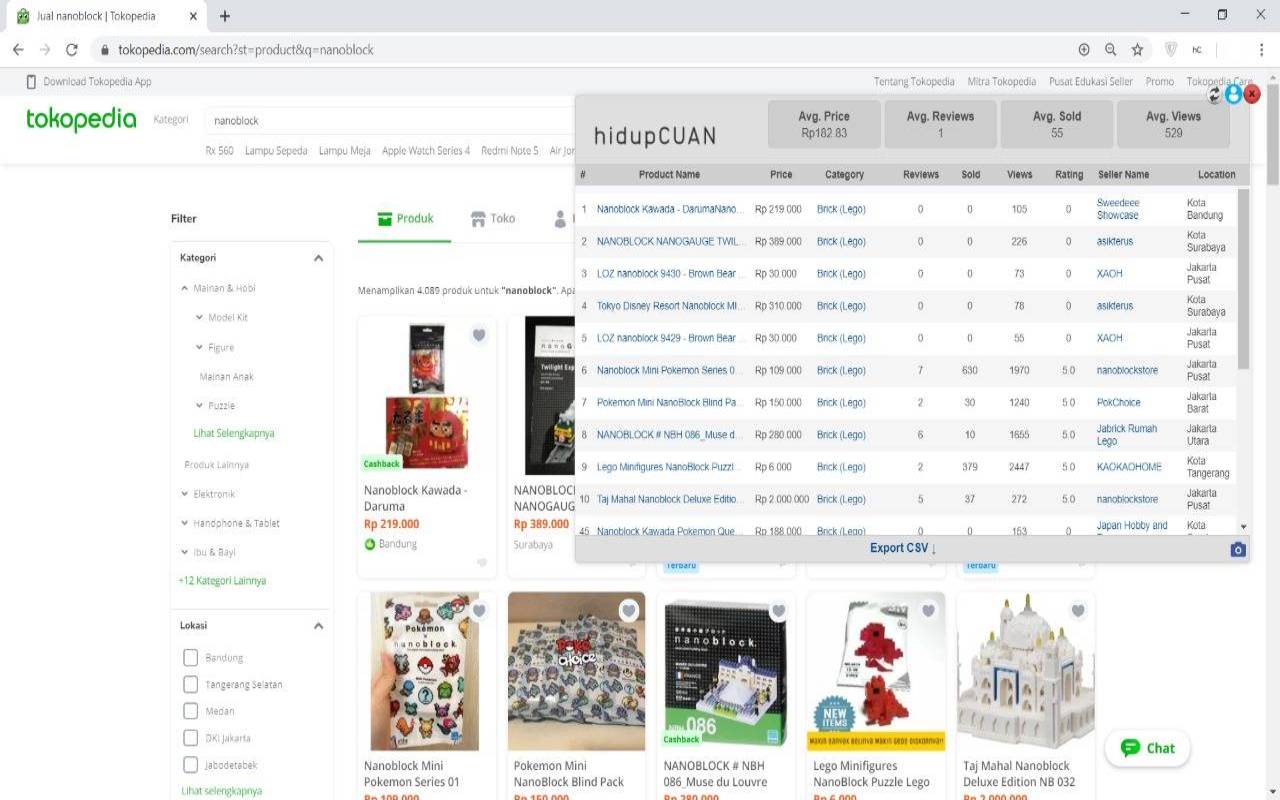 Hidup Cuan Scraper - Tokopedia Preview image 0