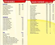 Thali Master menu 2