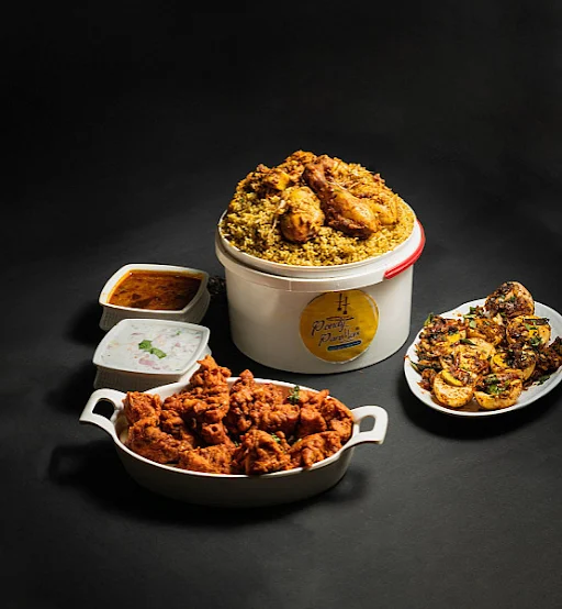 Chicken Bucket Biryani Combo (Serves 6)