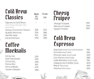 Only Cold Brew menu 1