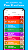 Event Countdown - Calendar App Screenshot