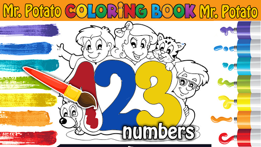 Mr. Potato  Coloring  Learn  2020 Painting