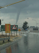 Tornado seen in Pretoria. Picture Credit: @the_dippa on Twitter