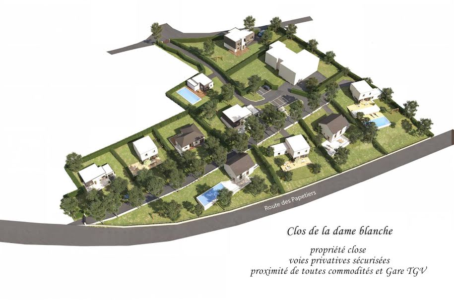 Vente terrain  1100 m² à Geneuille (25870), 127 000 €