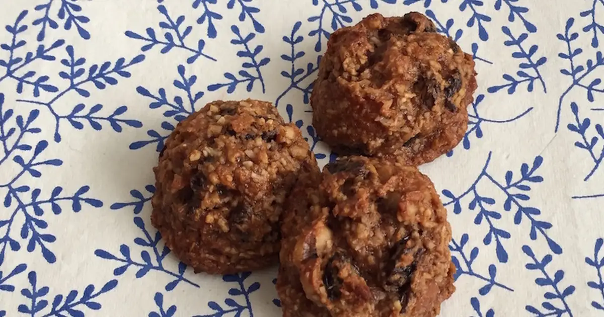 Sesame Chocolate Rye Breakfast Cookies