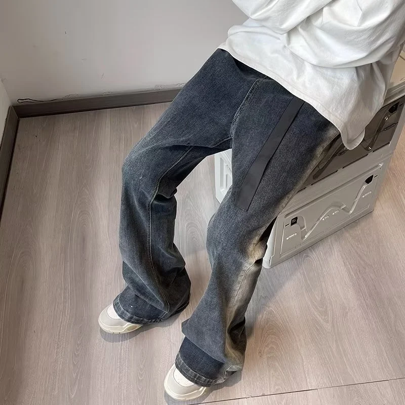 Heren Losse Broeken Katoen High Street Stijl Comfortabele Broek voor Dagelijks Gebruik en Vrije Tijd Ademend en Stijlvol Casual en Modern.