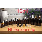 Chai 10Ml Nâu Đựng Serum Mỹ Phẩm Tinh Dầu