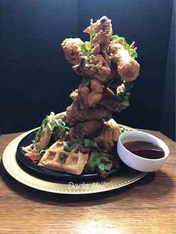 Chicken and Waffle Tower