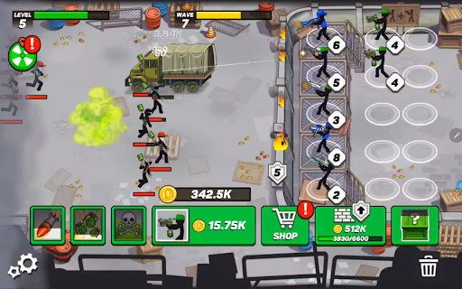 Screenshot Stickman Defenders: Stick War