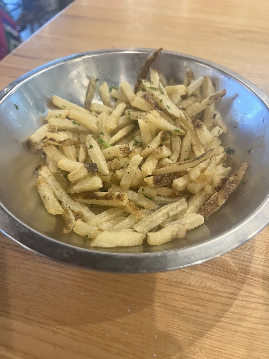 Gluten-Free Fries at Hopdoddy Burger Bar