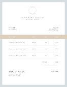Crystal Geos - Invoice item
