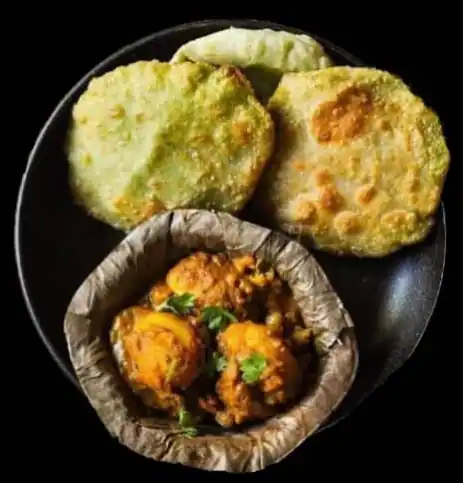 Koraisutir Kochuri 4 Pc & Aloo Dum