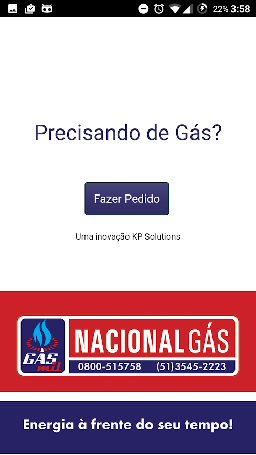 Android application Gás Mil screenshort