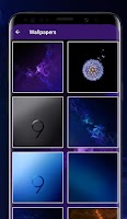 Galaxy S9 purple Theme Screenshot