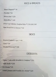 Cashew Tree menu 1