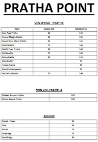 Paratha Point menu 3