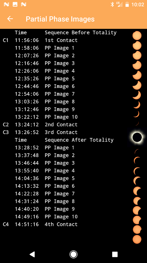   Solar Eclipse Timer- 스크린샷 