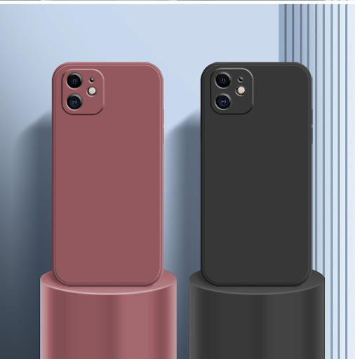 Title 2, Solid Color Liquid Silicone Phone Case for iPho...