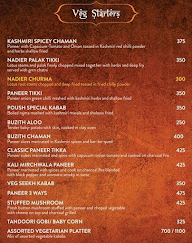 Poush - Essence of Kashmir menu 2