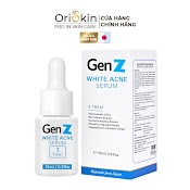 Serum Giảm Mụn Oriskin Genz White Acne Serum Loại Bỏ Các Loại Mụn Viêm, Trứng Cá Và Mụn Đầu Đen 15Ml