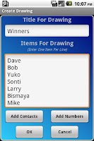 Draw Names From A Hat Pro Screenshot