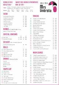 Wok Me.Mrs Umbrella menu 1