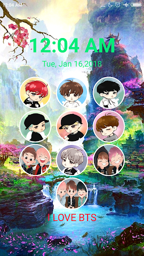 BTS Lock Screen