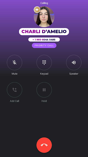 Charli Damelio fake call video Call real 2020