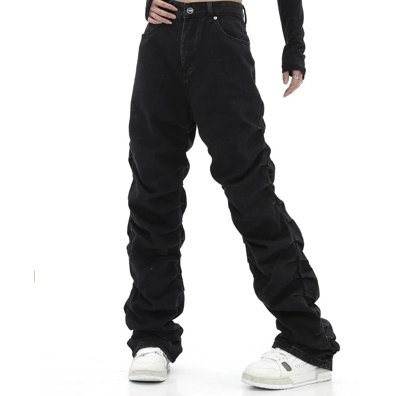 Pantalones plisados retro americanos de verano para hombre, estilo minoritario. Comodidad y elegancia frescas para el verano.