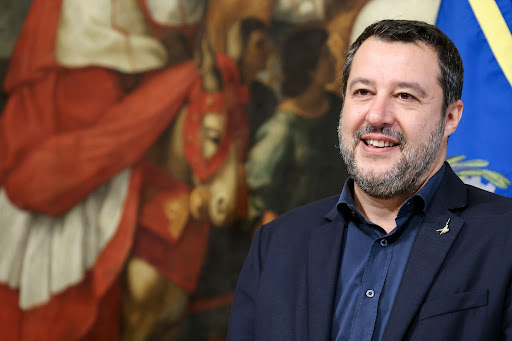 Italy’s transportation minister Matteo Salvini criticised the European Union’s planned ban on new combustion-engine cars from 2035.