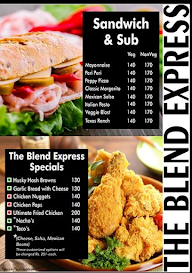 The Blend Express Cafe menu 7