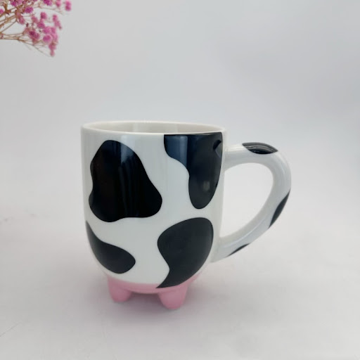 Title 2, Ceramic Cute Animal Cow Coffee Mug, a perfect a...