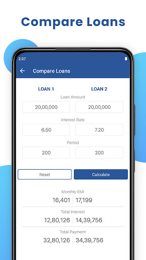 Screenshot LoanAid - Loan EMI Calculator