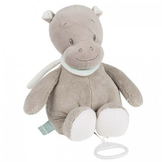 Мягкая игрушка Musical Soft toy Loulou Lea Hippolyte Бегемот музыкальная 35 см Nattou за 1 830 руб.