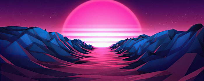 Vaporwave HD Wallpapers New Tab Theme marquee promo image