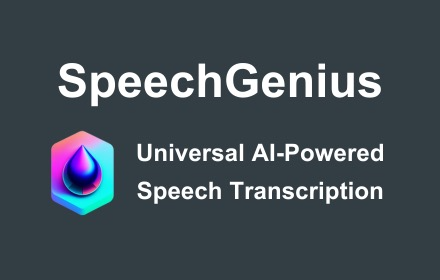 SpeechGenius — Best Speech to Text small promo image
