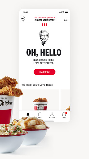 Screenshot KFC US - Ordering App