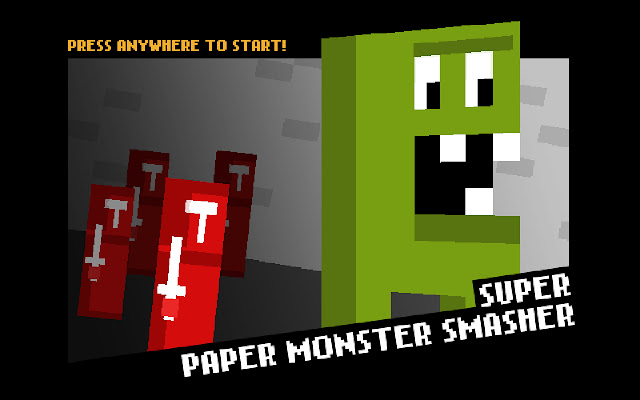 Super Paper Monster Smasher chrome extension