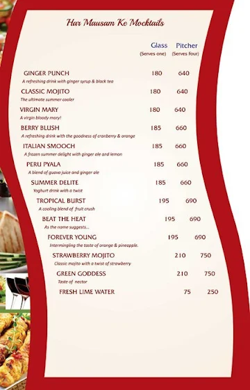 Platterzz menu 