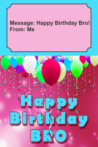Happy Birthday Brother Card 4.0 screenshots 1