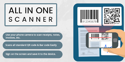 Qr Code Bar Code Document Scanner Signature