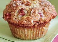 Cinnamon-Rhubarb Muffins